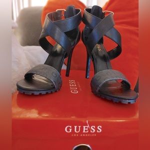 Guess 6.5 US Black High Heeled Shoes